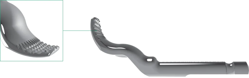 Trapezial Contouring Tool for contouring the volar trapezium