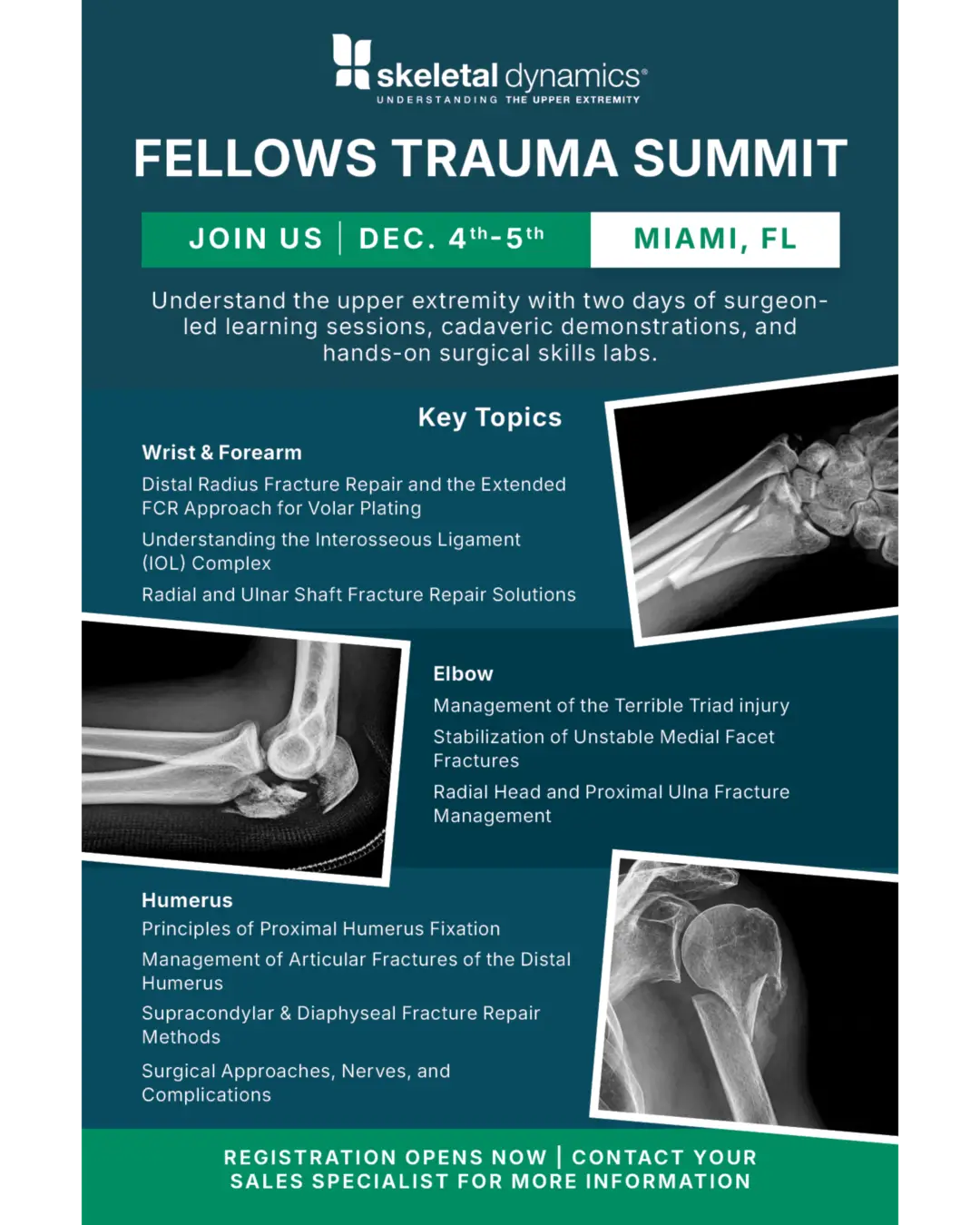 Join us for the Fellows Trauma Summit, Dec 4-5